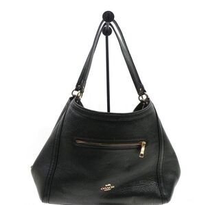 Coach Black Leather Shoulder Bag